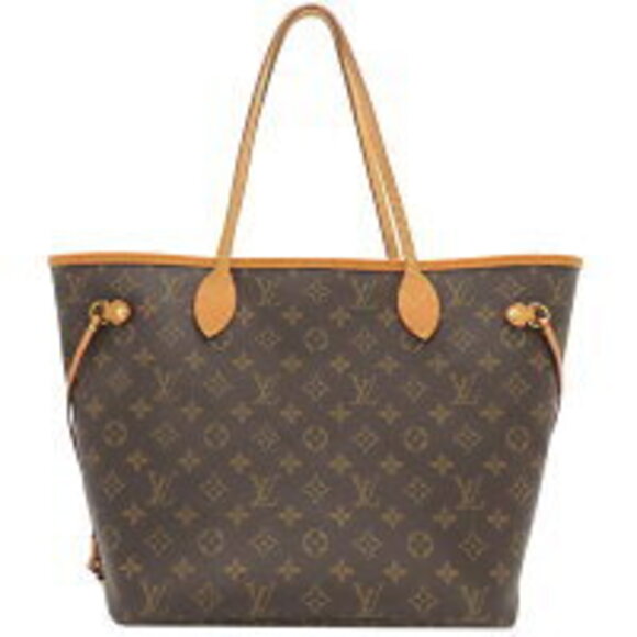 Louis Vuitton Handbags - Louis Vuitton Neverfull Monogram Canvas Tote Bag Brown Pink